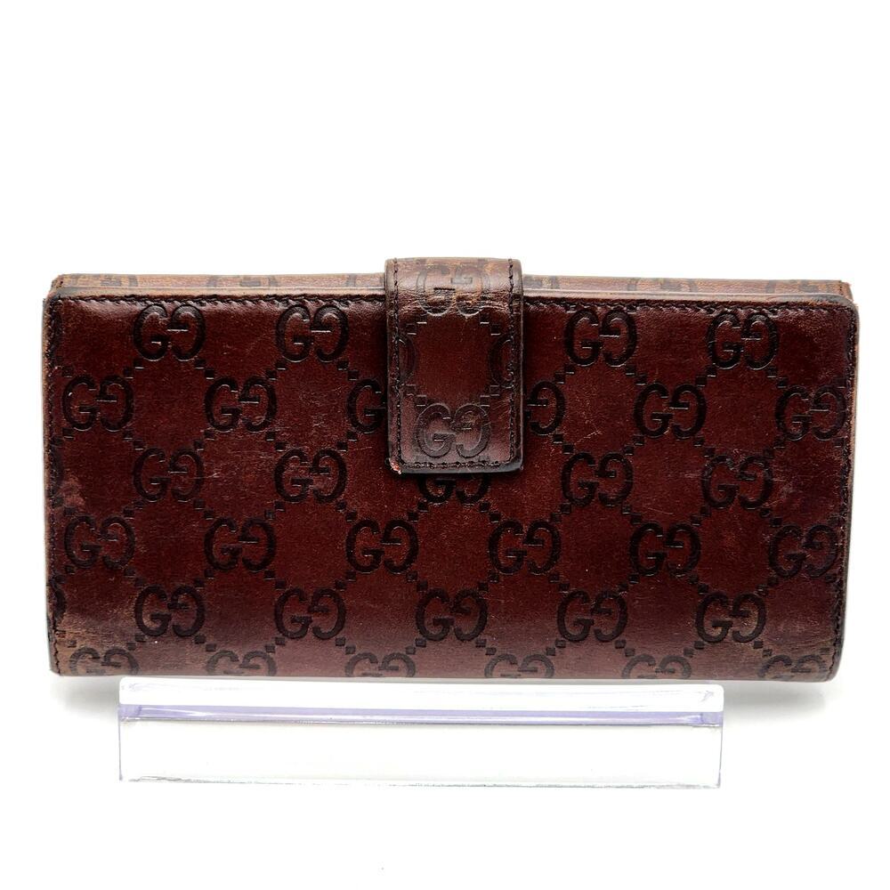 GUCCI Guccissima Margaux Calfskin Continental Flap Wallet - Picture 12 of 16
